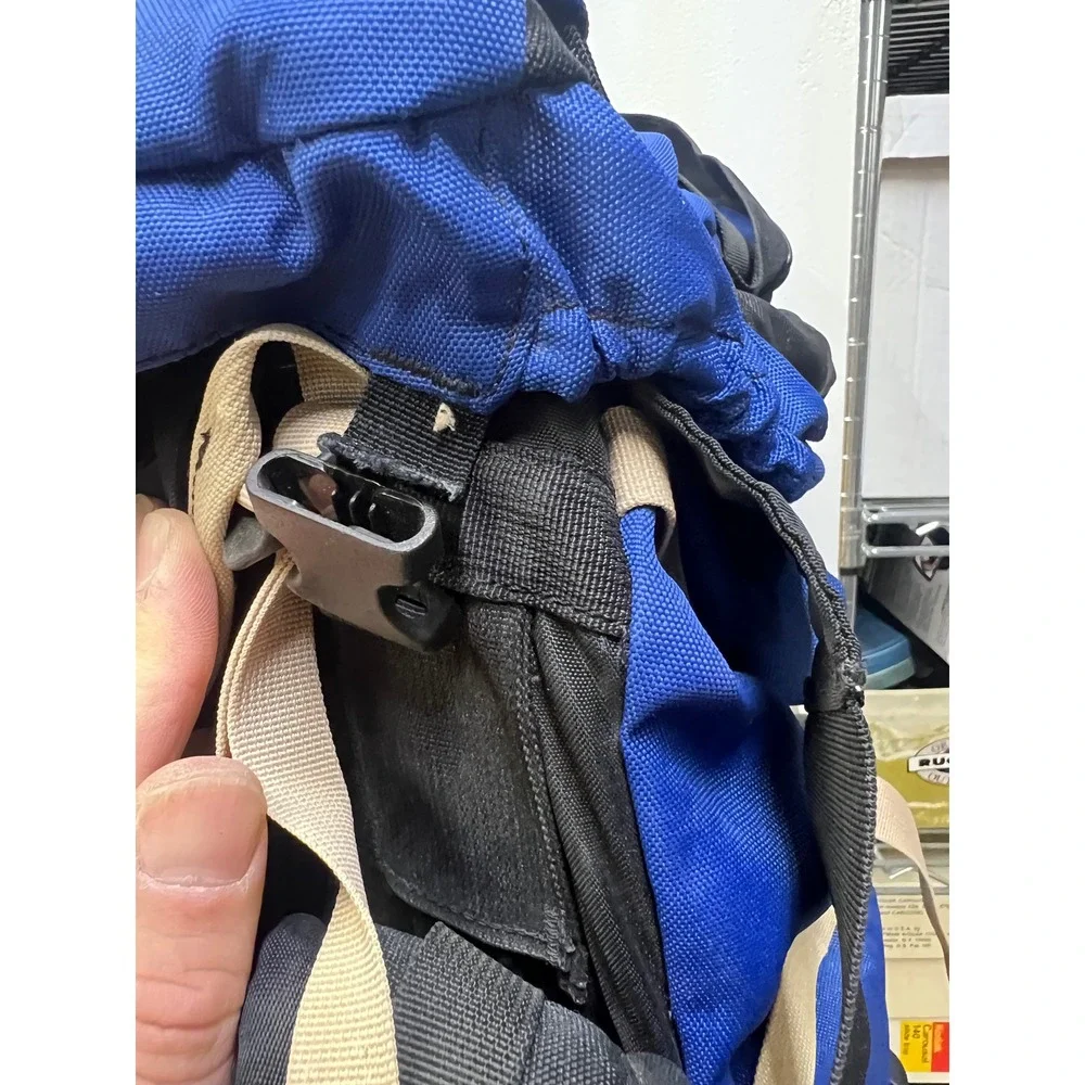 The North‎ Face Granite Internal Frame Backpack Blue Black Tan Hiking Med